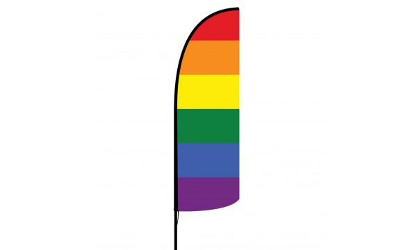 Rainbow Custom Advertising Flag